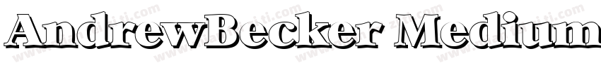 AndrewBecker Medium字体转换